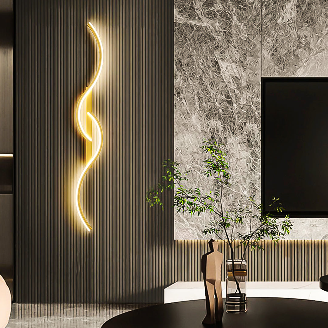 AURORA™ NEXA Golden Sculptural Light
