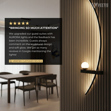 FREYA™ Sculptural Wall Light Pair