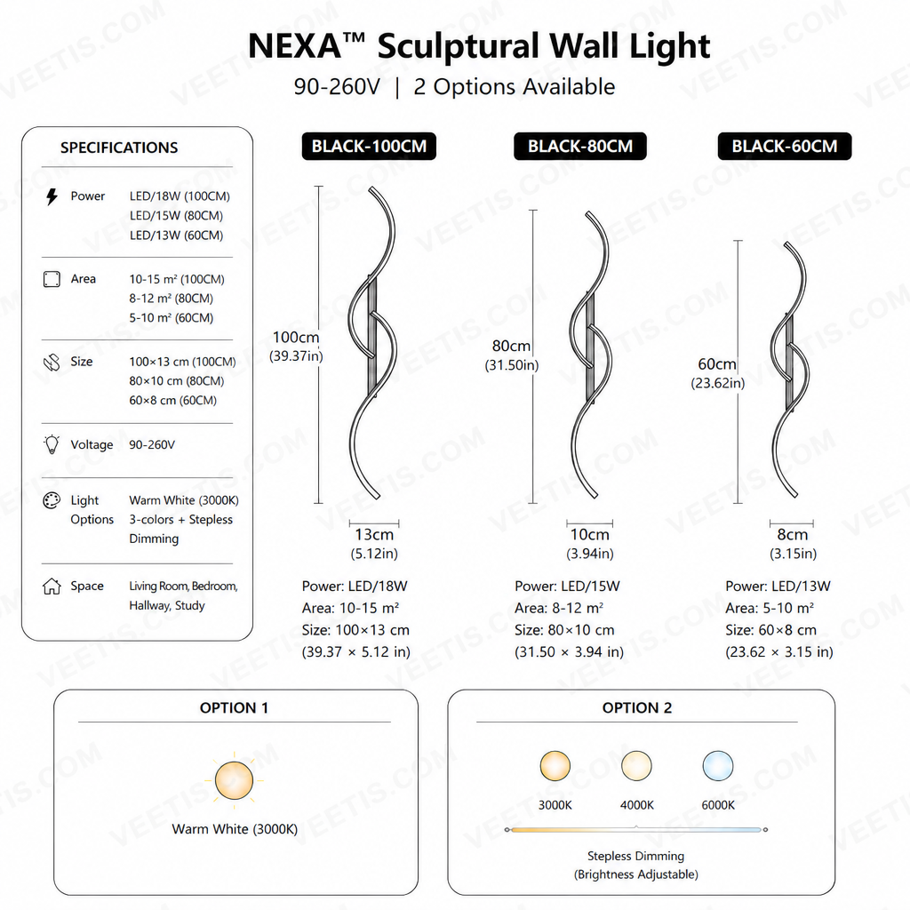 NEXA™ Sculptural Wall Light