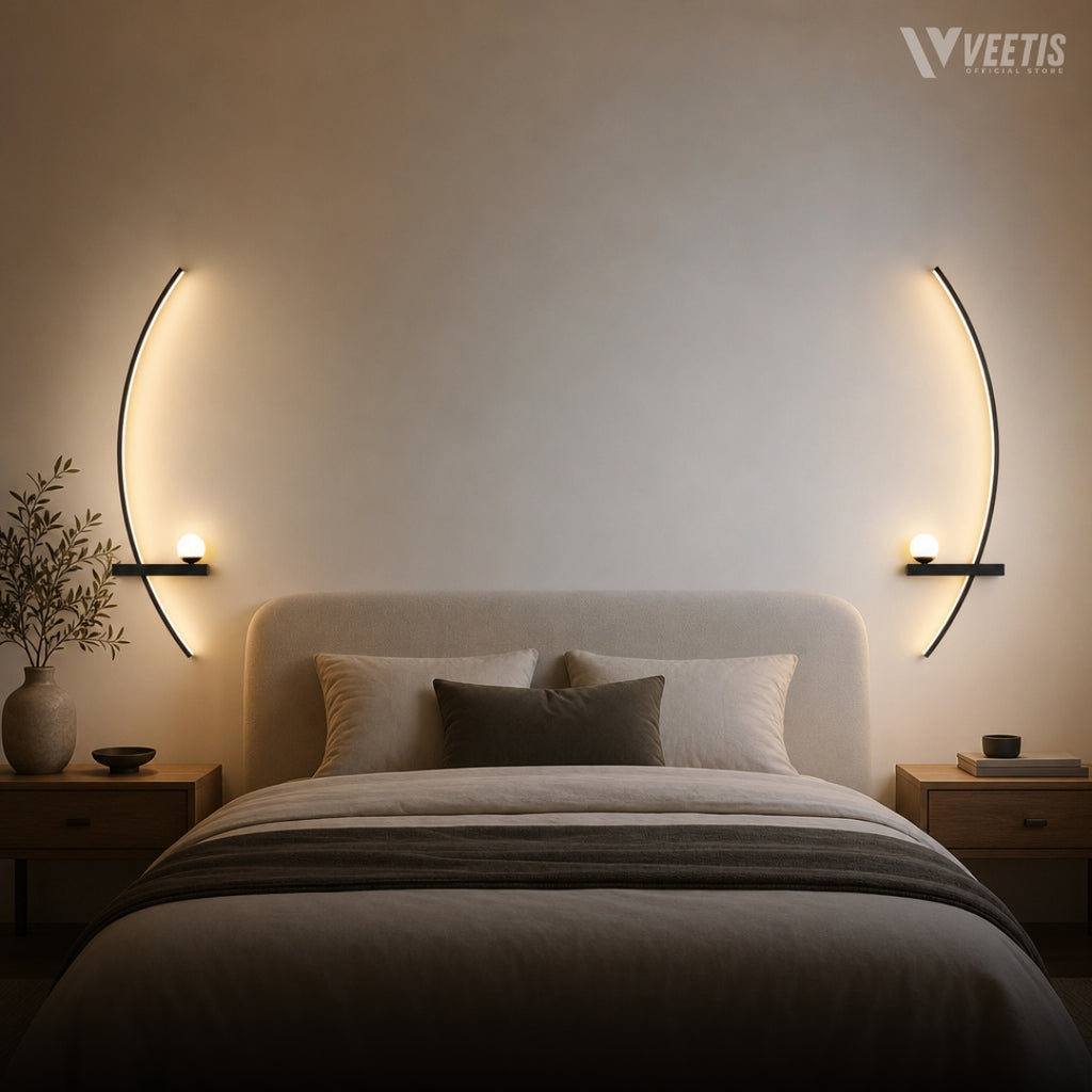 FREYA™ Sculptural Wall Light Pair