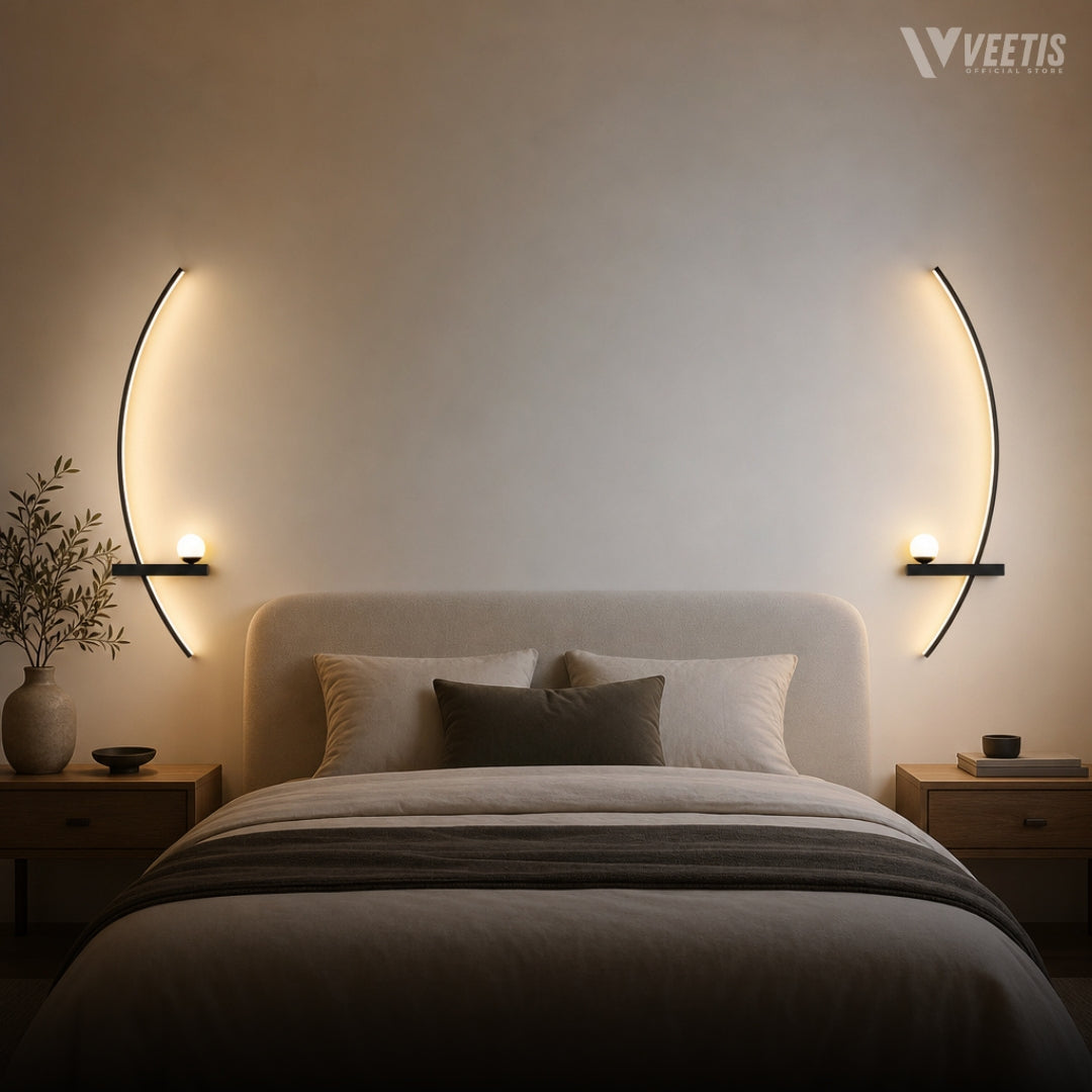FREYA™ Sculptural Wall Light Pair