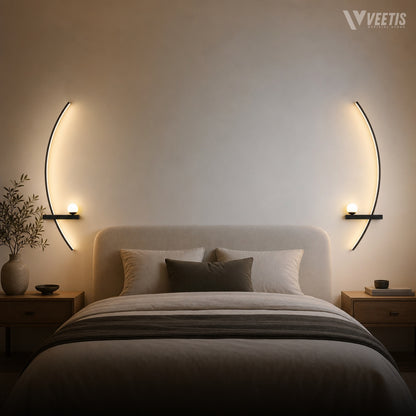 FREYA™ Sculptural Wall Light Pair
