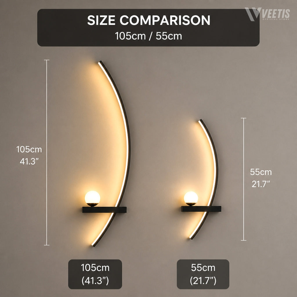 FREYA™ Sculptural Wall Light Pair