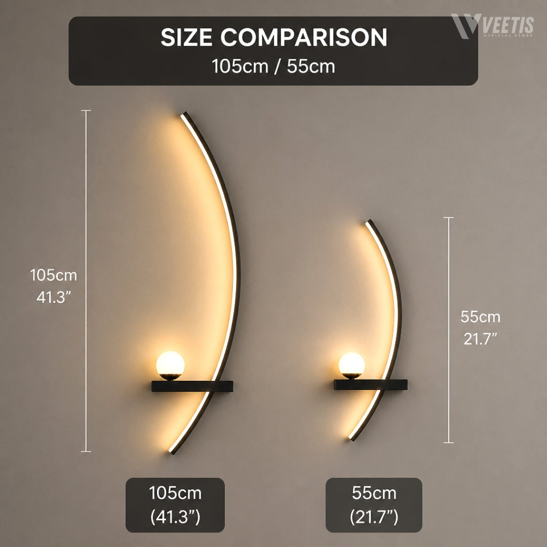 FREYA™ Sculptural Wall Light Pair