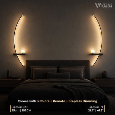 FREYA™ Sculptural Wall Light Pair