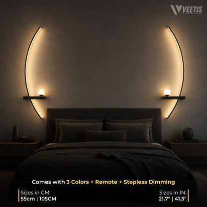 FREYA™ Sculptural Wall Light Pair