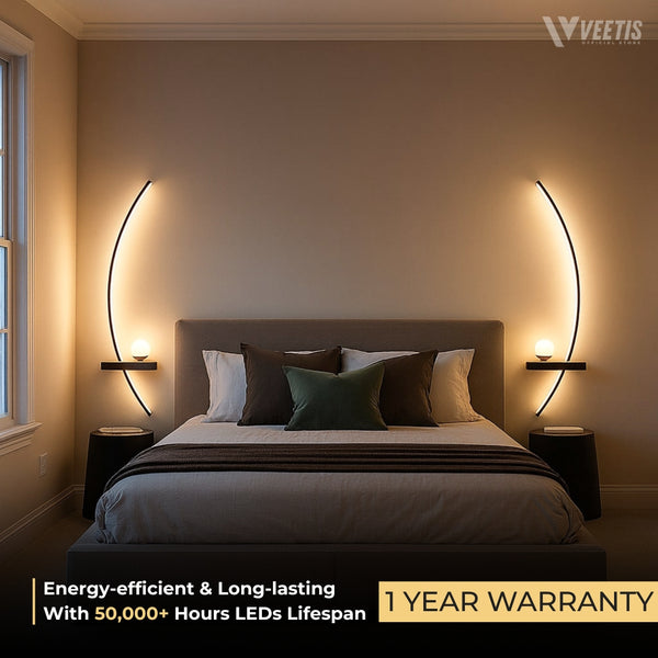 FREYA™ Sculptural Wall Light Pair