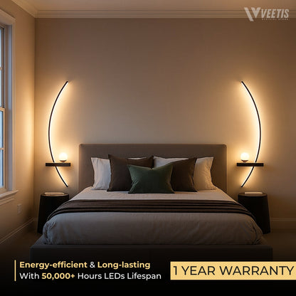 FREYA™ Sculptural Wall Light Pair