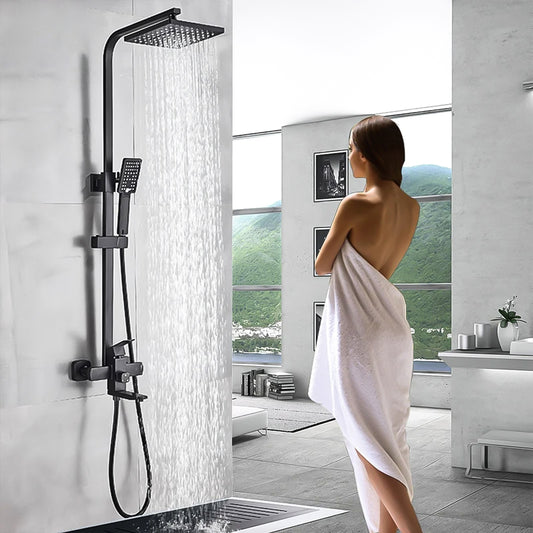 LuxeShower™ Luxury Black Shower Set